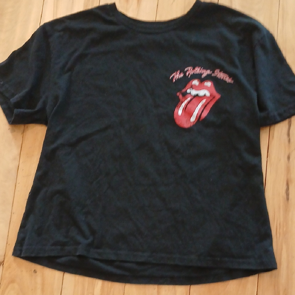 Rolling Stones Black and Red Short Sleeve Tee